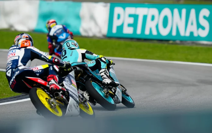 Jaume Masia melanjutkan dominasinya dalam Practice 2 kelas Moto3 Malaysia 2023. (MotoGP)