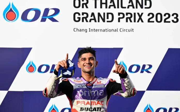 Pebalap Ducati Pramac, Jorge Martin liburan ke bali jelang MotoGP Malaysia 2023. (MotoGP)