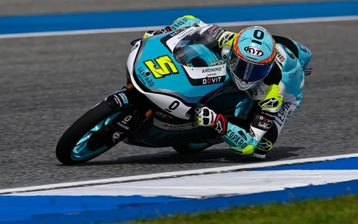 Jaume Masia berhasil menduduki puncak klasemen pada Free Practice 1 Moto3 Malaysia 2023. (MotoGP)