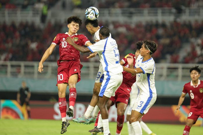 Indonesia vs Panama bermain imbang dengan skor 1-1 pada laga kedua Group A Piala Dunia U-17 2023. (PSSI)