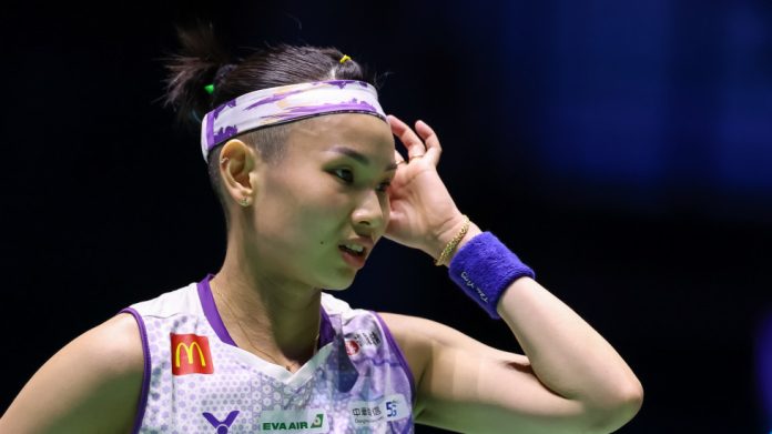 Atlet Chinese Taipei, Tai Tzu Ying mengumumkan mundur dari ajang bulu tangkis bergengsi Singapore Open 2024. (Foto: Mikael Ropars/Badmintonphoto)