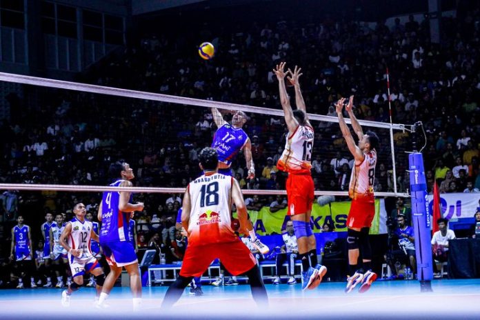 Jadwal siaran langsung dan live streaming final four liga voli Proliga 2024. (Foto: Kompas/Mochamad Sadheli)