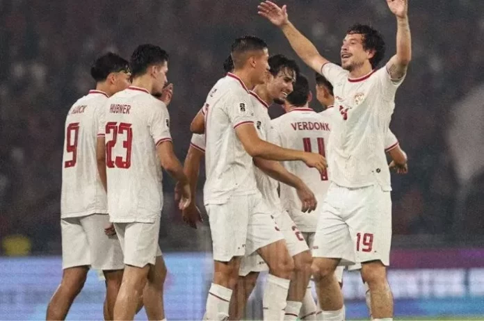 Indonesia mengunci tiket dan berhasil lolos ke putaran ketiga Kualifikasi Piala Dunia 2026 Zona Asia usai menang lawan Filipina dengan skor 2-0. (Foto: PSSI)
