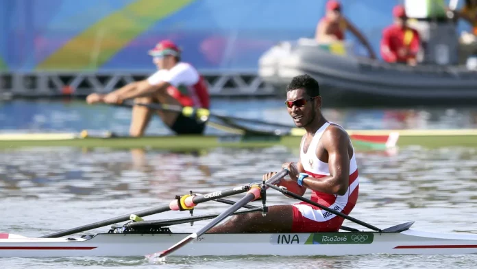 Jadwal lengkap pertandingan cabang olahraga dayung putra dan putri di Olimpiade Paris 2024. (Foto: Reuters/Carlos Barria)