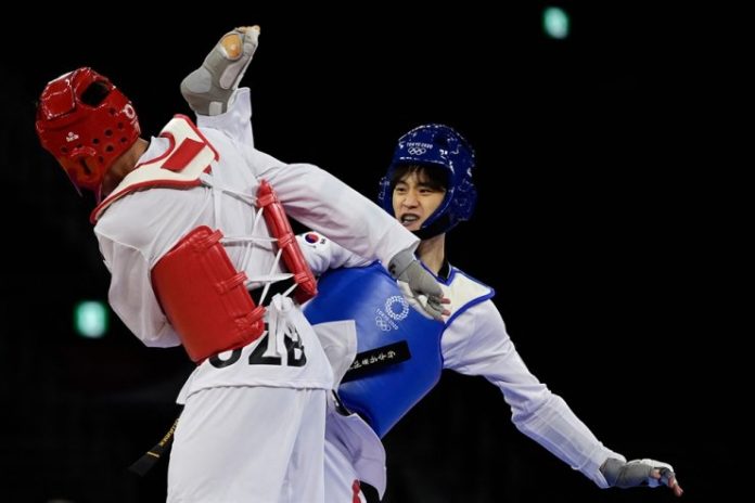 Taekwondo Olimpiade 2024. (Foto: AFP/Yonhap)