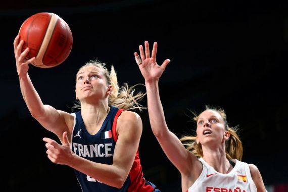 Daftar skuad timnas basket Prancis Putri untuk Olimpiade Paris 2024. (Foto: Reuters/Sergio Perez)