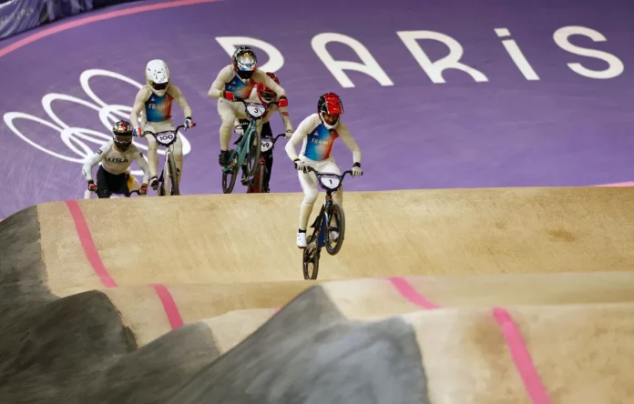 BMX Racing Olimpiade 2024. (Foto: Reuters/Gonzalo Fuentes)