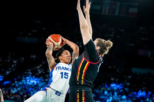 Prancis melaju ke final basket putri Olimpiade 2024 usai mengalahkan Belgia dengan skor 81-75. (Foto: FIBA)