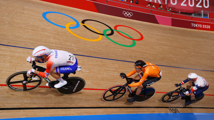 Balap sepeda trek Olimpiade Paris 2024. (Foto: Getty Images)