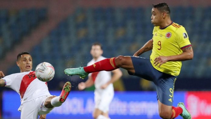 Peru vs Kolombia (Foto: ANTARA/REUTERS/Amanda Perobelli/FOC/djo)