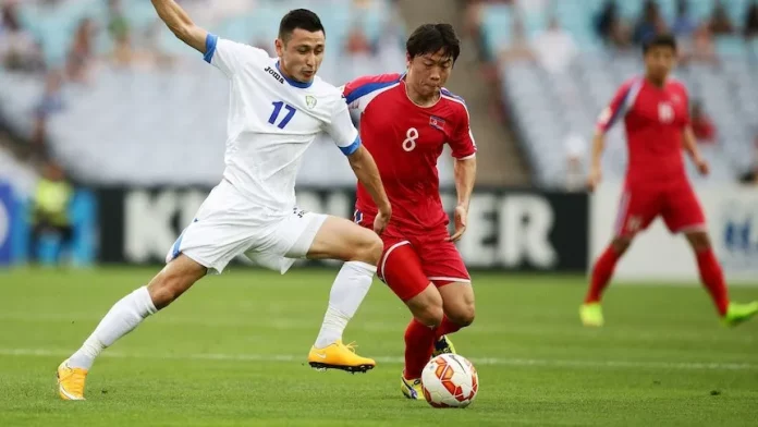 Uzbekistan vs Korea Utara