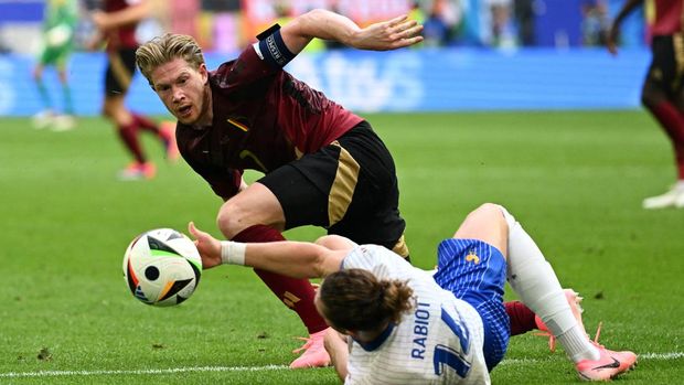 Prancis vs Belgia (Foto: Reuters/Carmen Jaspersen)