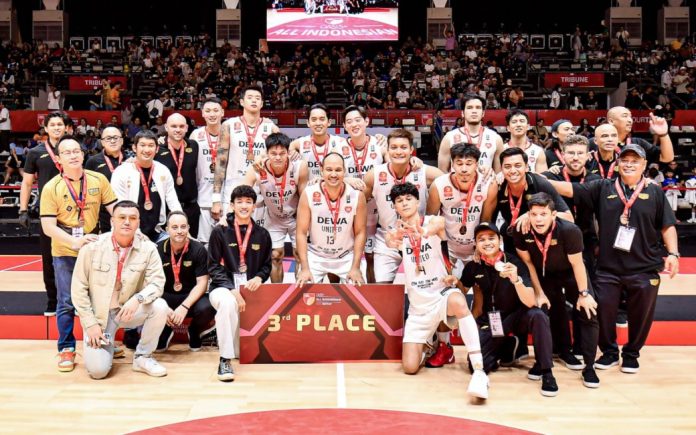 Dewa United Banten sukses rebut posisi ketiga di IBL All Indonesian 2024. (Foto: IBL)