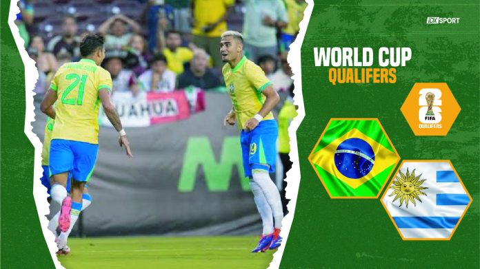 Jadwal Live Streaming Brasil vs Uruguay di Kualifikasi Piala Dunia 2026