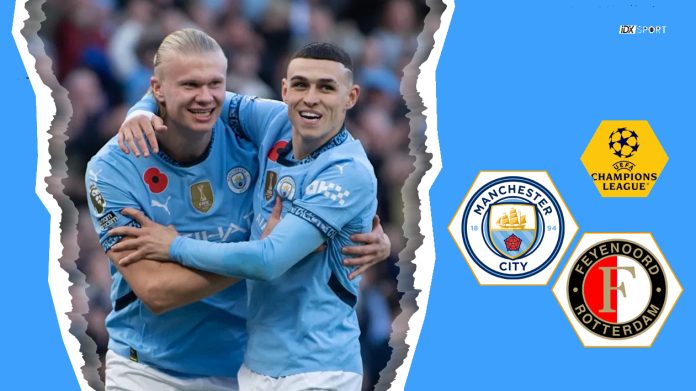 Link Streaming & Cara Nonton Live Man City vs Feyenoord di Champions League